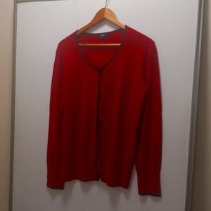 SOLD Vicose Soft L Red Cardigan